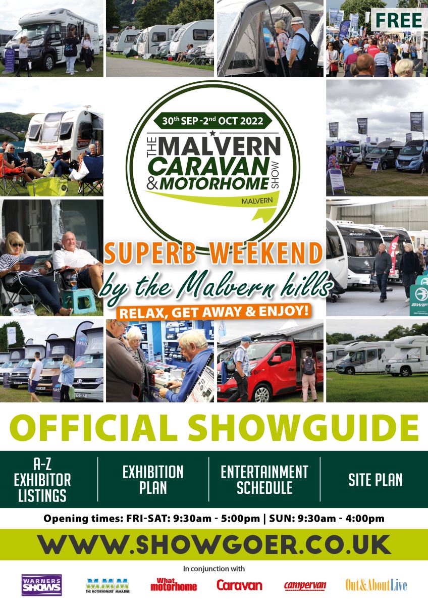 The Malvern Caravan & Motorhome Show 2022 Digital Showguide news